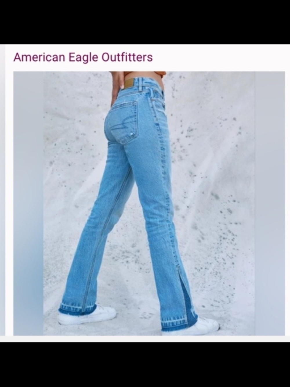 NWT American Eagle Outfitters 90s Skinny  Kick Jeans 2